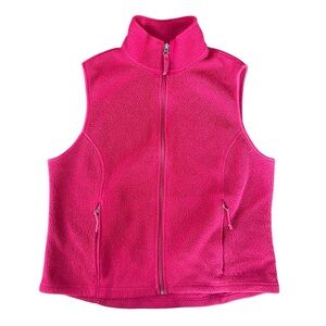 L.L.Bean women's polartec fleece full-zip vest